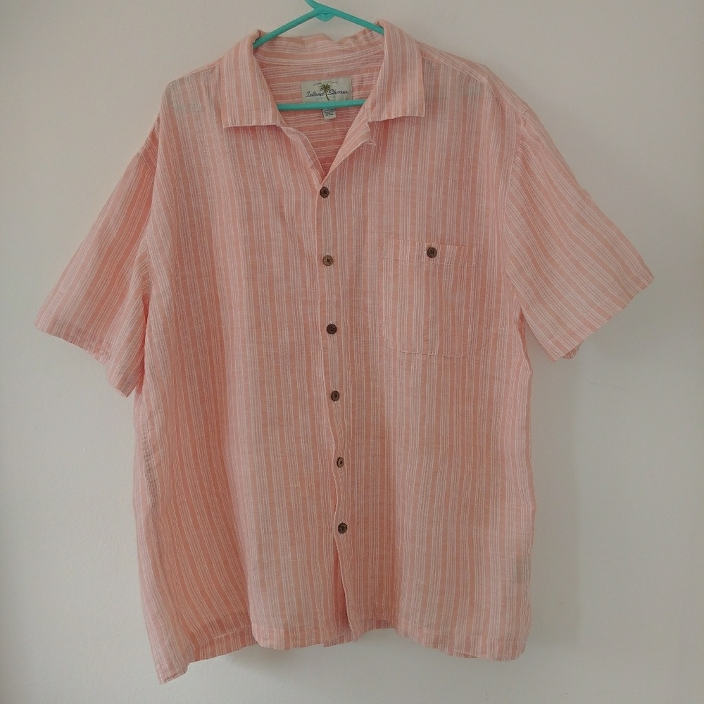 Mens Island Shores XL button up shirt